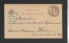 k.k. naturhistorisches Hofmuseum, Intendanzakten 1885-1896 (Hauer), Aktenzahl Z.642/1892, Seite 6